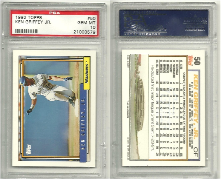 Baseball - Ken Griffey, Jr. Basic Topps Set: Near Fantastic Set Image ...